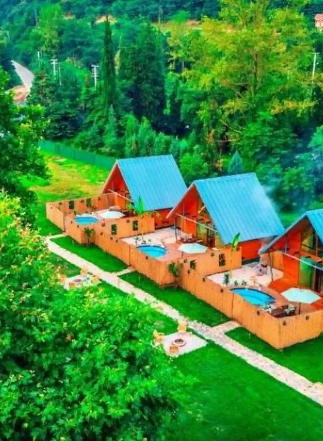 Tesis İçinde Bungalov Ev Kiralama  » Heryervilla.com