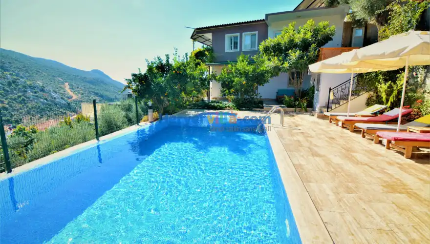 Villa Ayaz, Kalkan İslamlar'da Doğa Manzaralı Kiralık Villa
