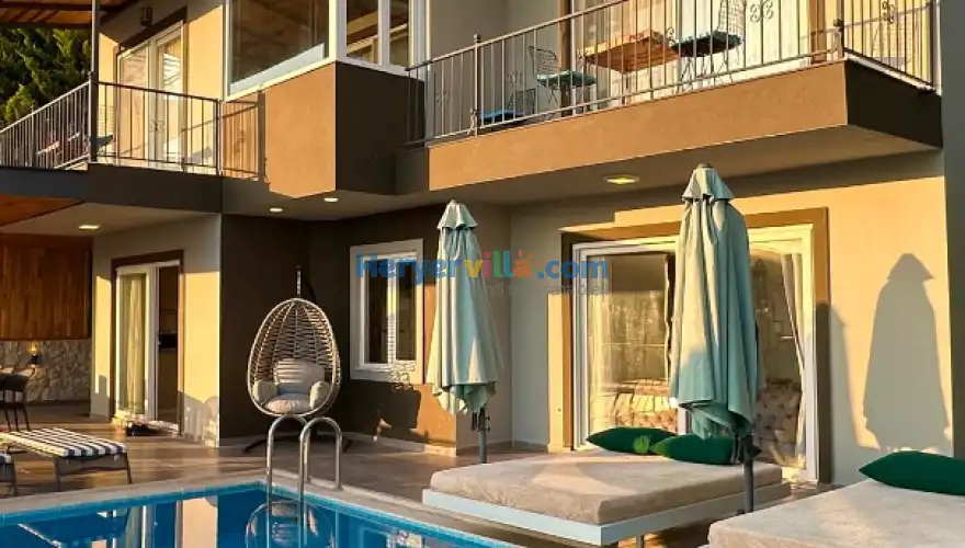 Villa Ardıç, 6 kişilik, havuzlu, jakuzili - villapaketi